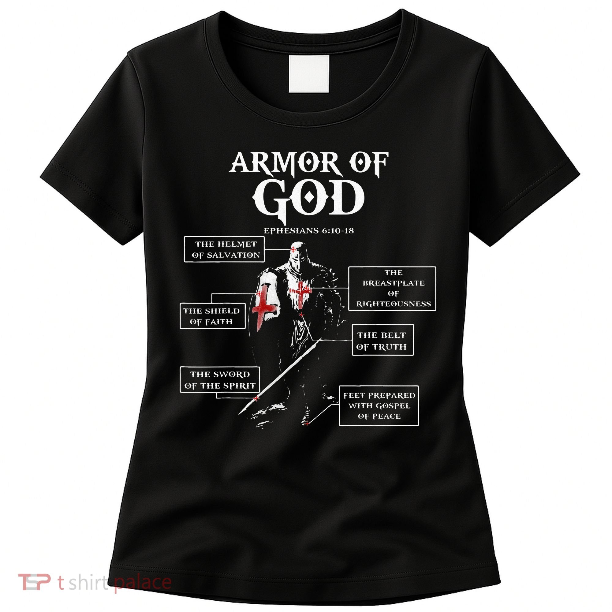 Armor Of God Bible Verse Cool For Religious Christian Women's T-Shirt