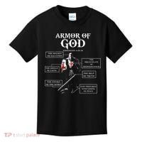 Armor Of God Bible Verse Cool For Religious Christian Kids T-Shirt thumb 0