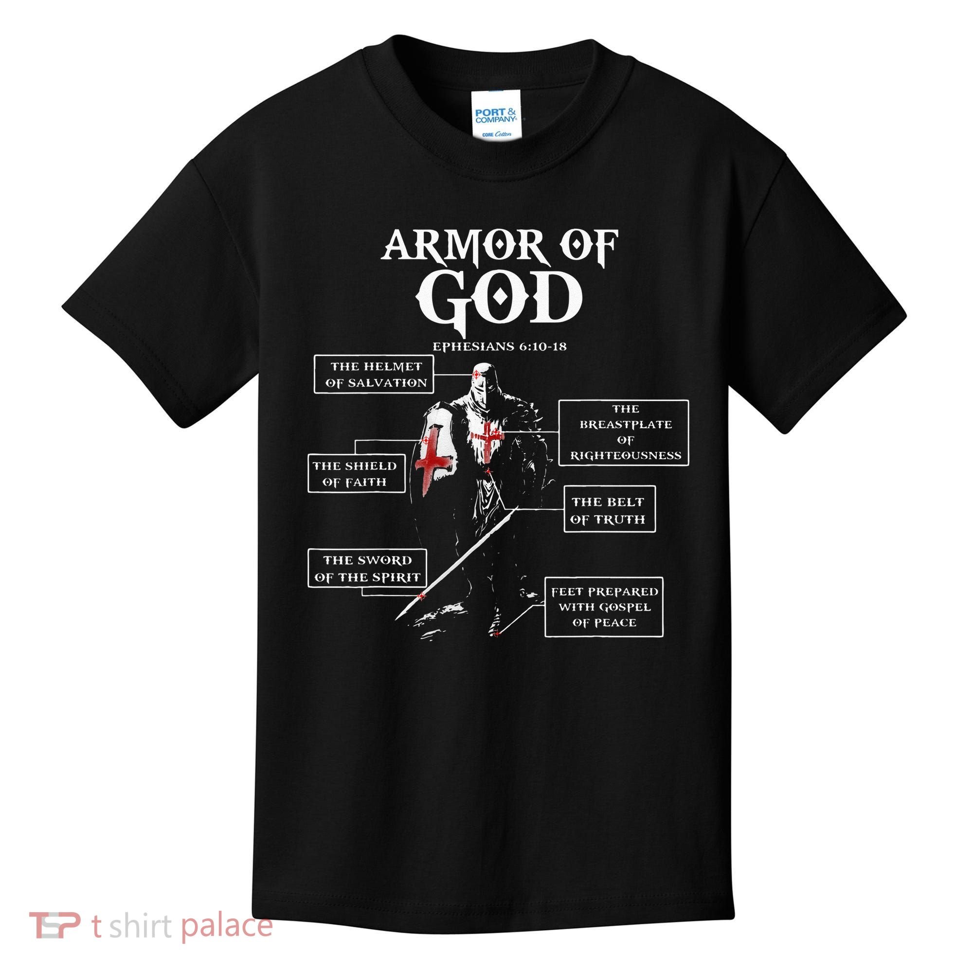 Armor Of God Bible Verse Cool For Religious Christian Kids T-Shirt