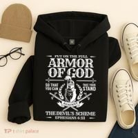 Armor Of God Christian Bible Verse Religious Hoodie thumb 4