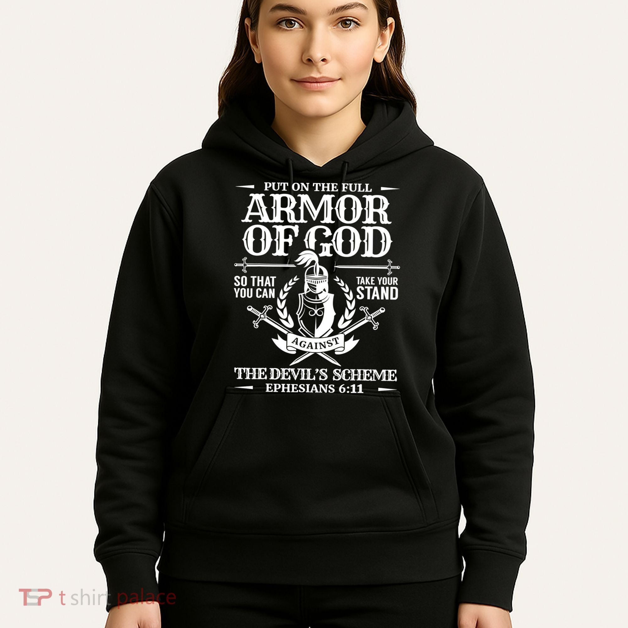 Armor Of God Christian Bible Verse Religious Hoodie
