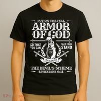Armor Of God Christian Bible Verse Religious T-Shirt thumb 3