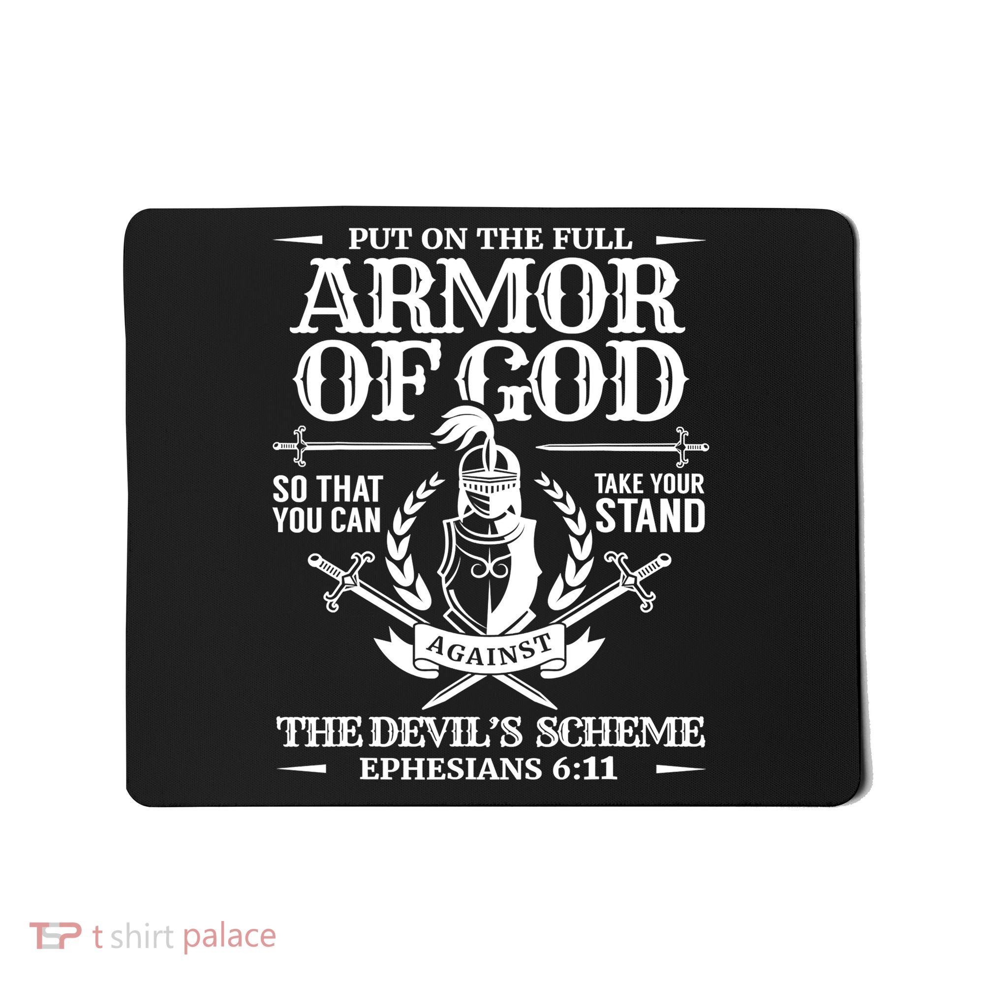 Armor Of God Christian Bible Verse Religious Mousepad