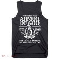Armor Of God Christian Bible Verse Religious Tank Top thumb 0