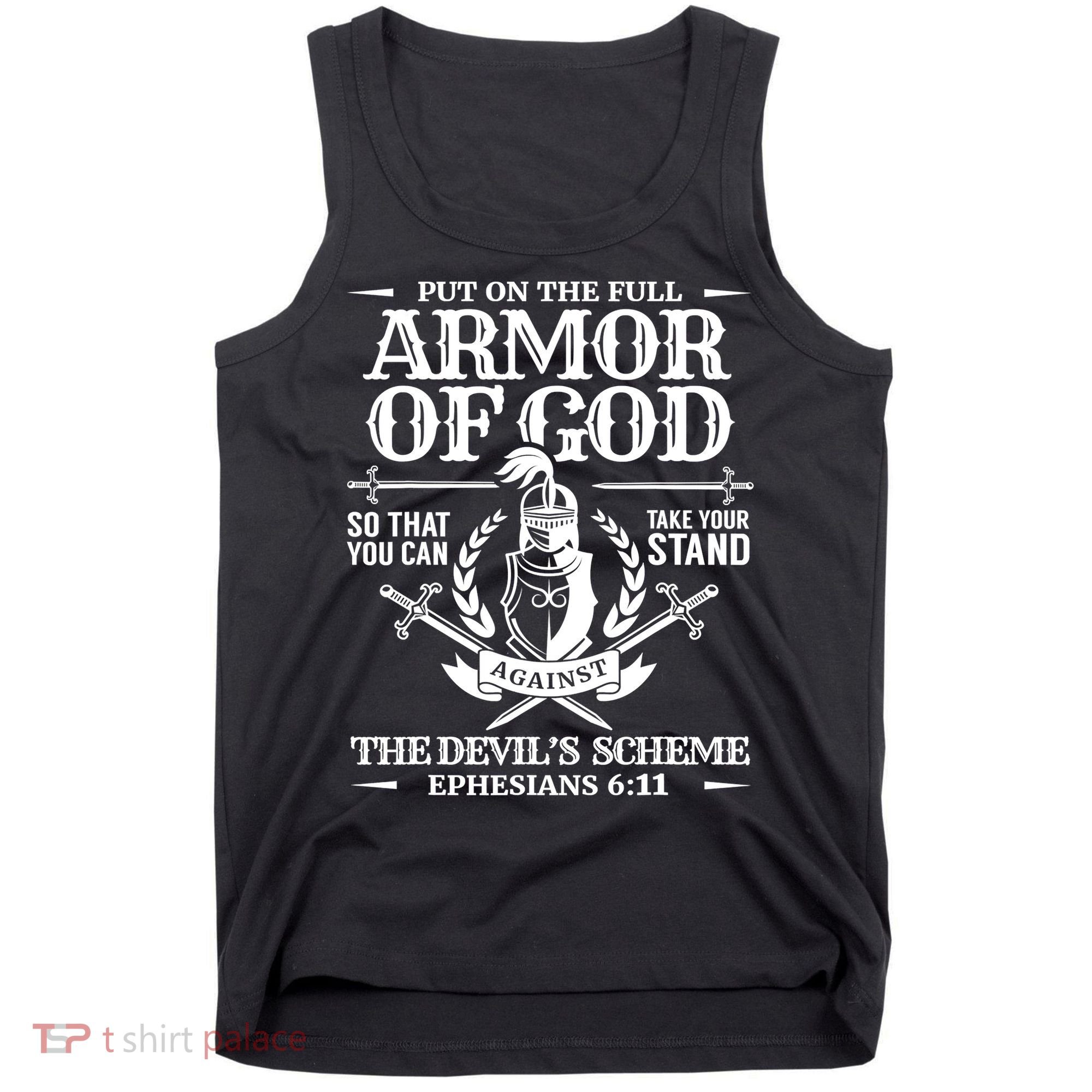 Armor Of God Christian Bible Verse Religious Tank Top