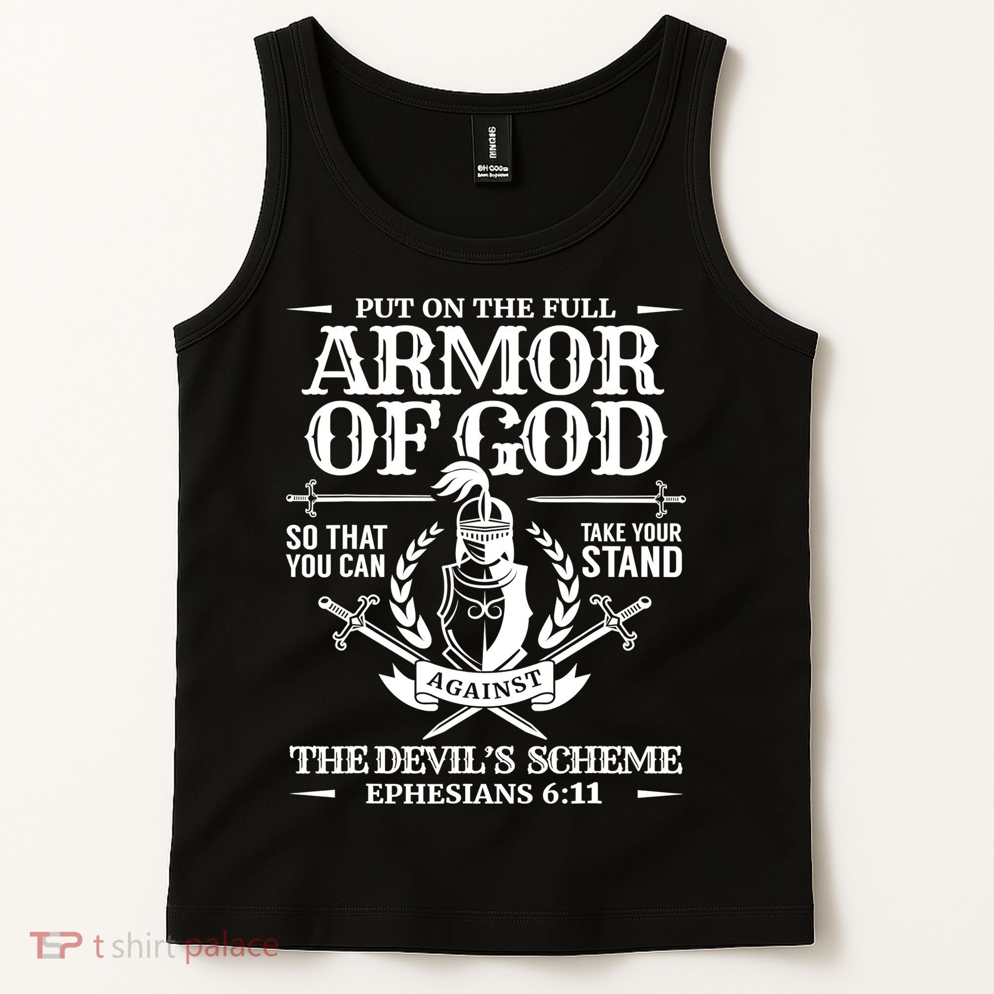 Armor Of God Christian Bible Verse Religious Tank Top
