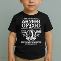 Armor Of God Christian Bible Verse Religious Toddler T-Shirt thumb 2
