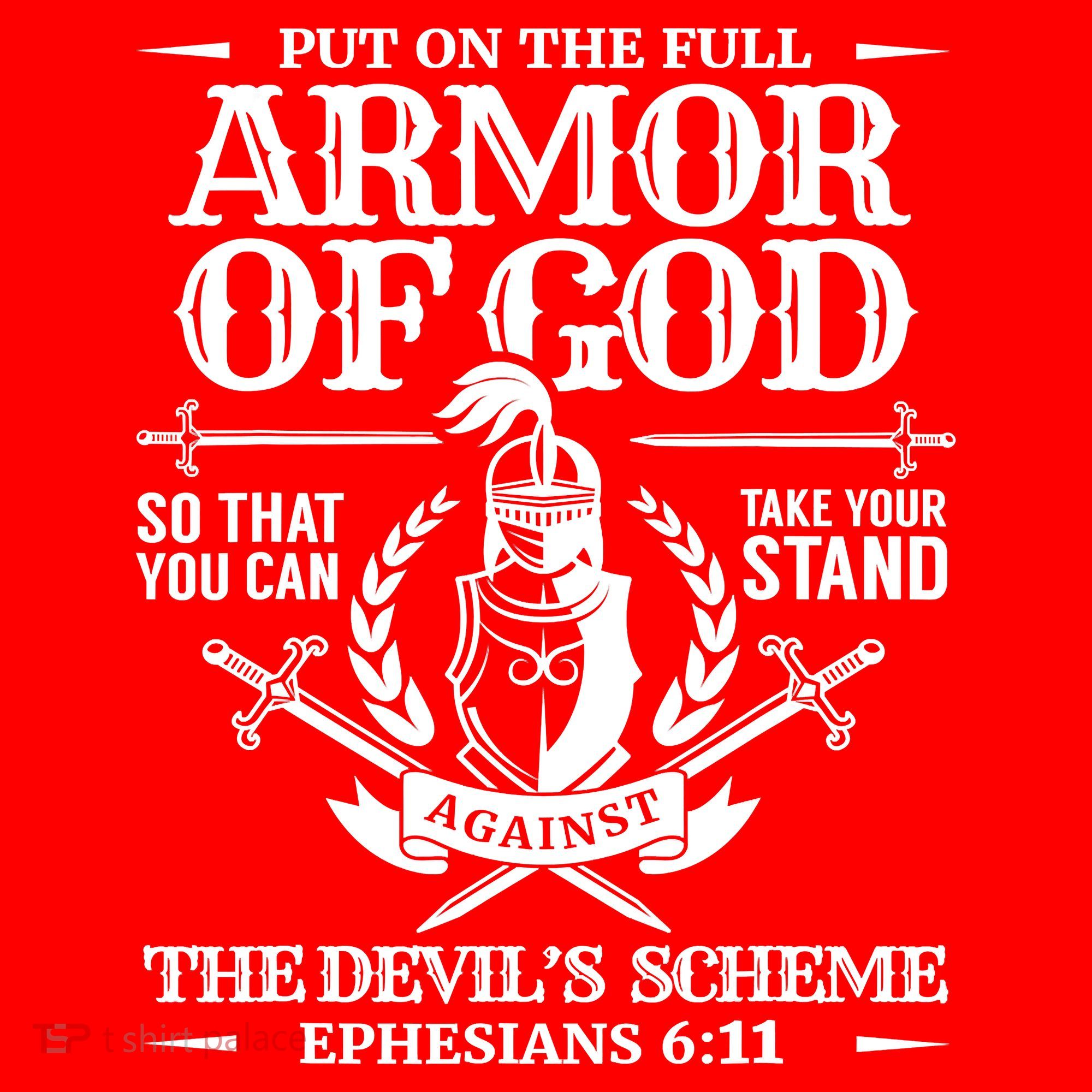 Armor Of God Christian Bible Verse Religious Santa Hat