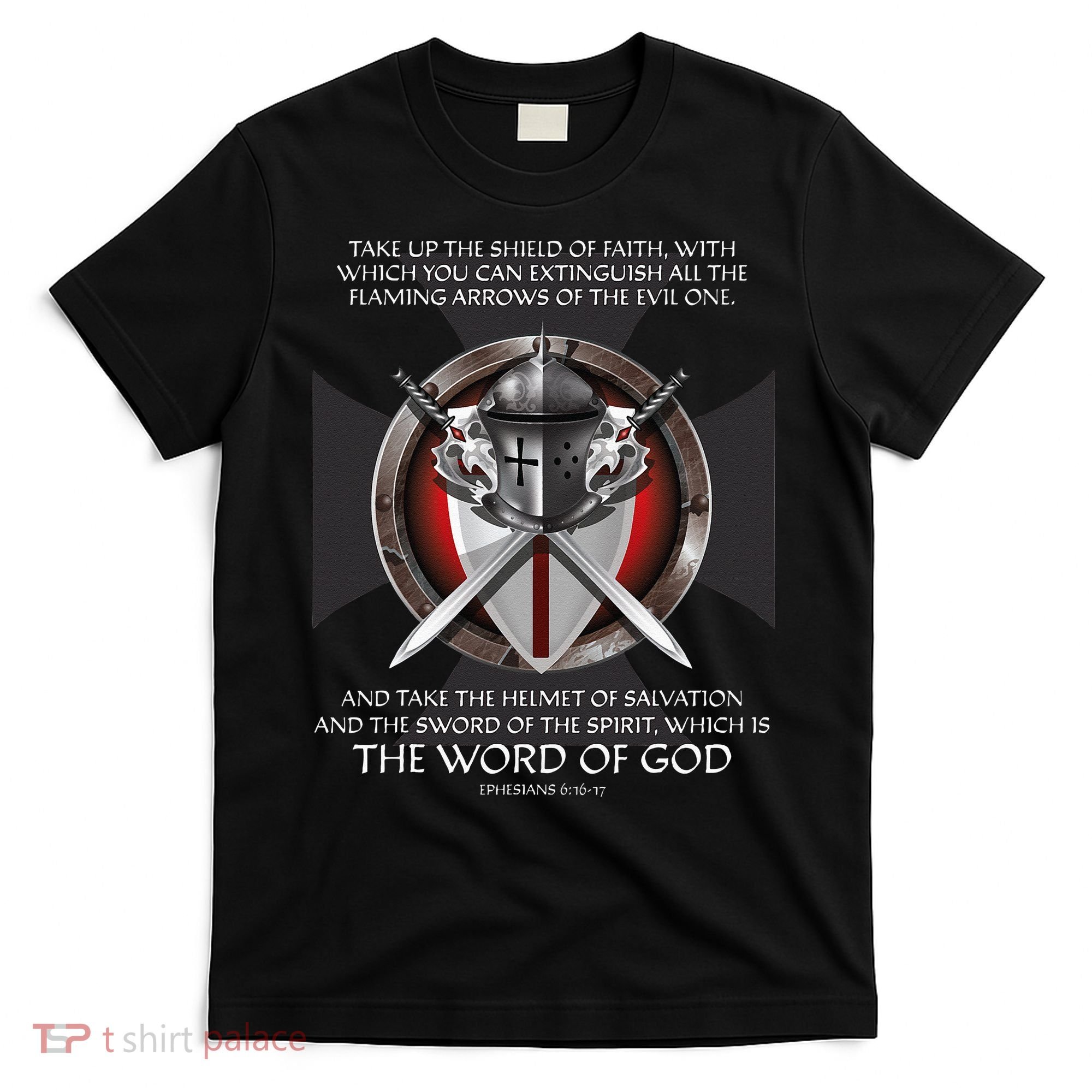 Armor Of God Men Women Kids Christian Bible Verse T-Shirt