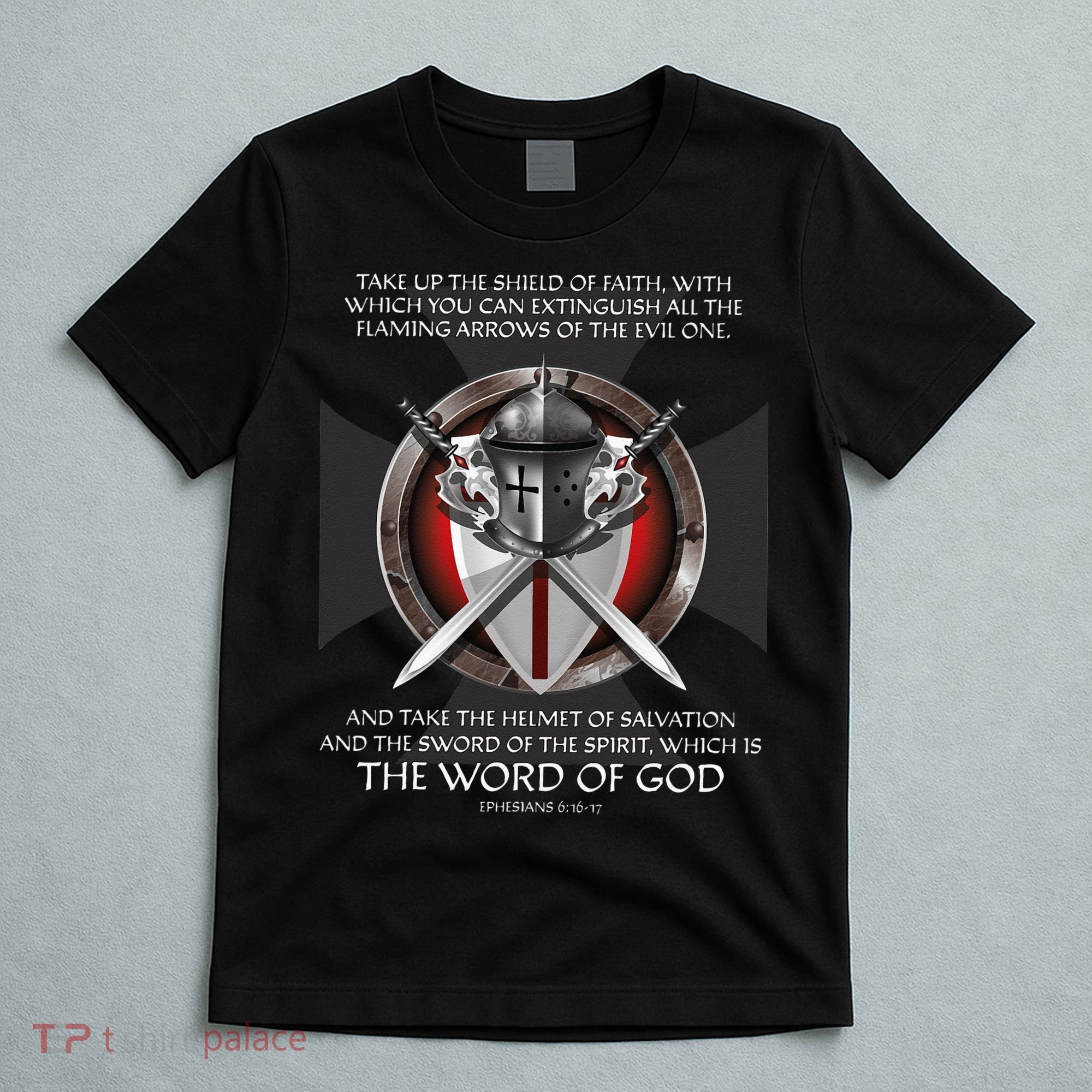 Armor Of God Men Women Kids Christian Bible Verse T-Shirt