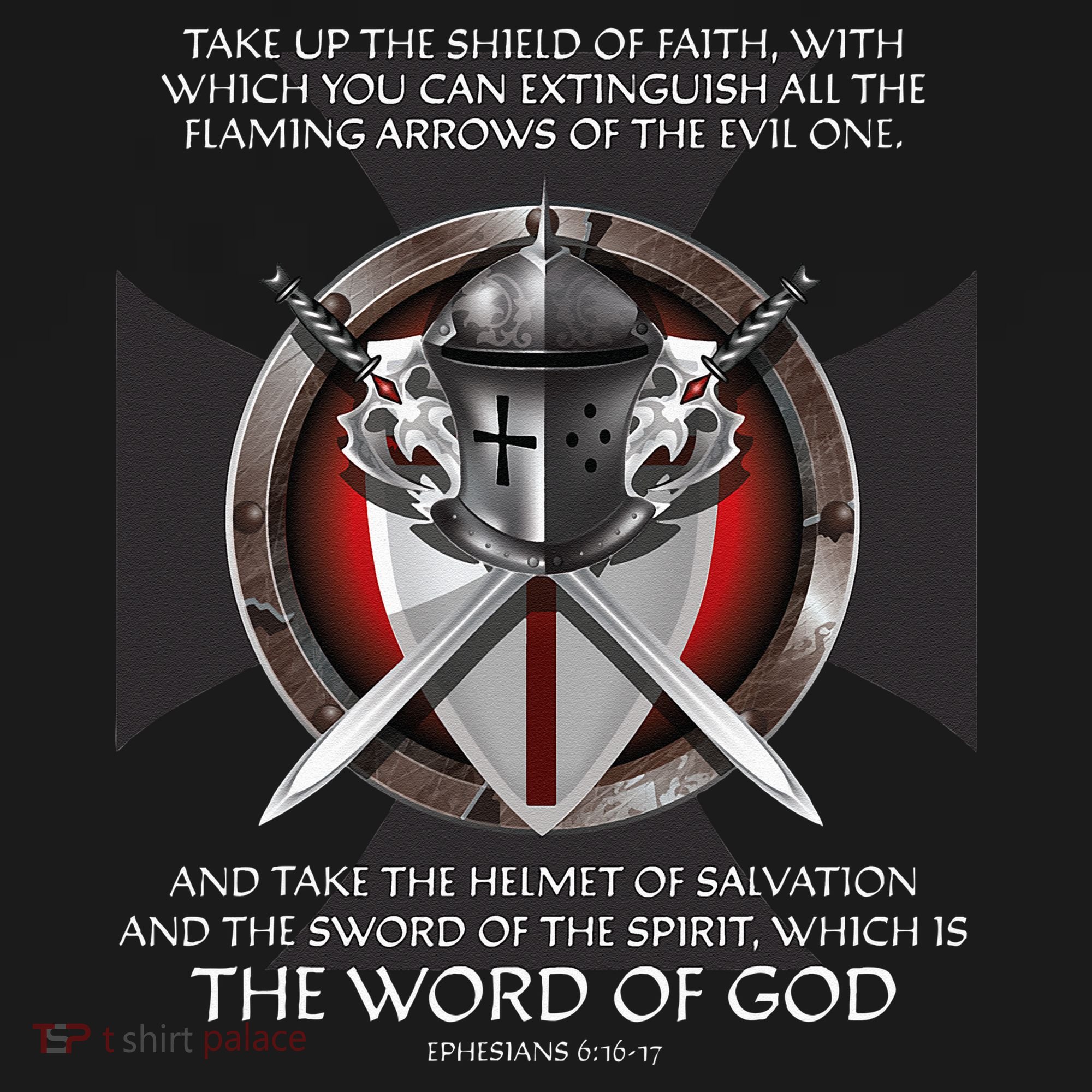 Armor Of God Men Women Kids Christian Bible Verse Polo