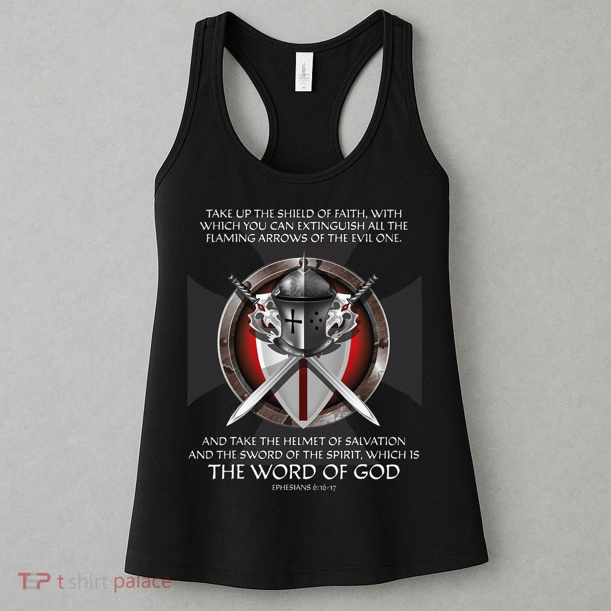Armor Of God Men Women Kids Christian Bible Verse Women's Tank Top