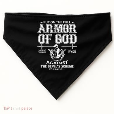 Armor Of God Christianity USA-Made Doggie Bandana