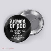 Armor Of God Christianity Button thumb 0