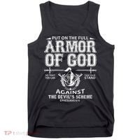 Armor Of God Christianity Tank Top thumb 0