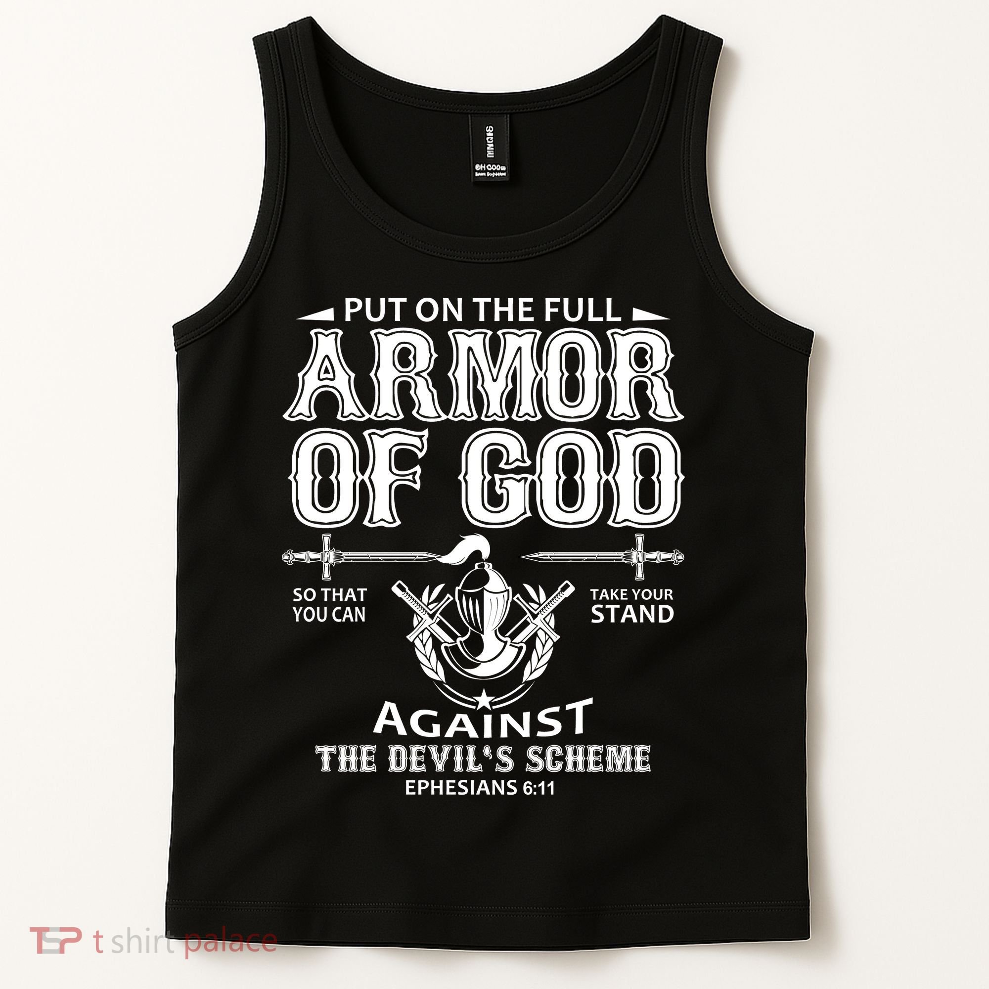 Armor Of God Christianity Tank Top