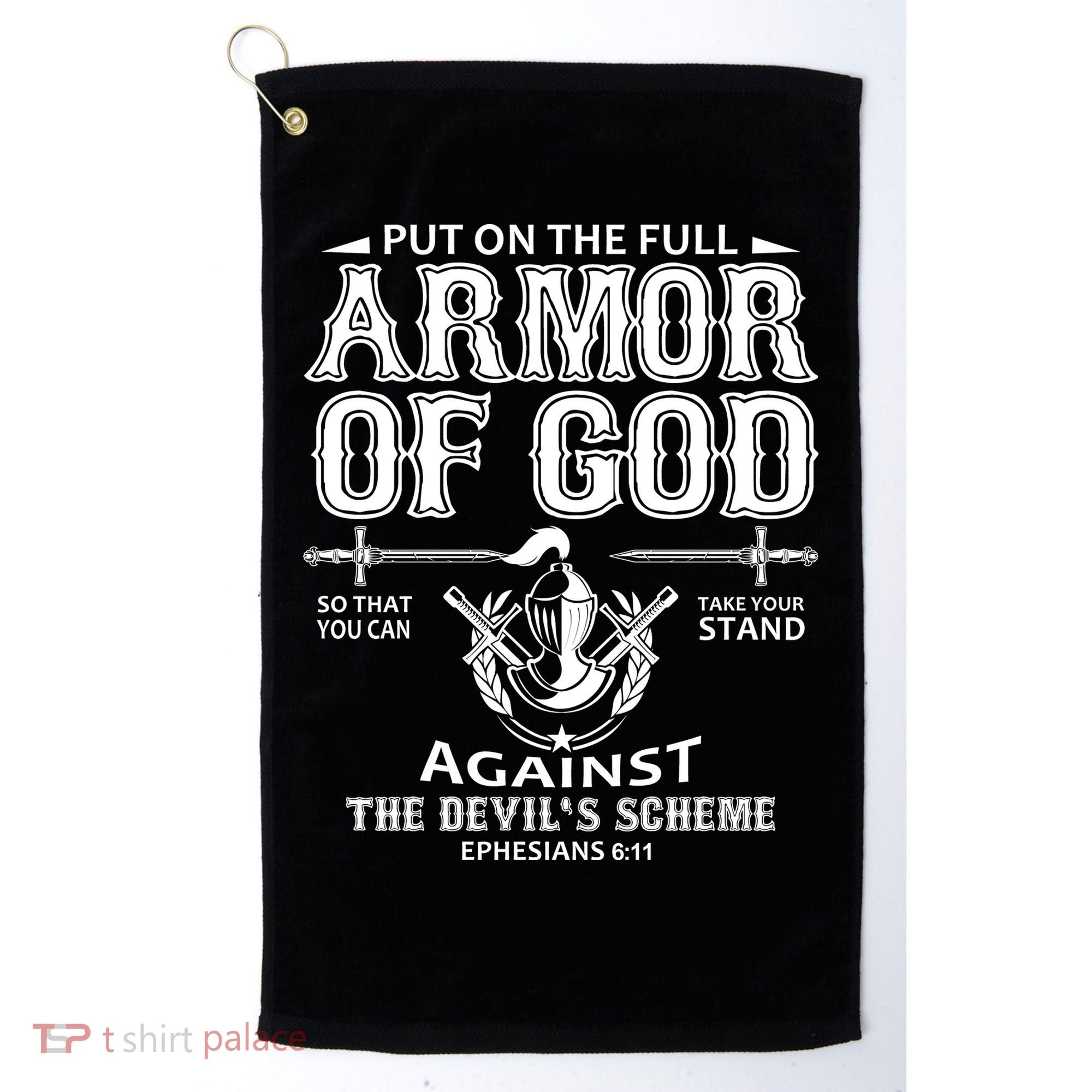 Armor Of God Christianity Golf Towel