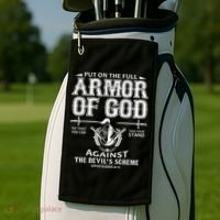 Armor Of God Christianity Golf Towel thumb 2