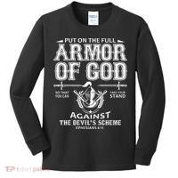 Armor Of God Christianity Kids Long Sleeve Shirt thumb 0