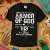 Armor Of God Christianity Kids T-Shirt thumb 3