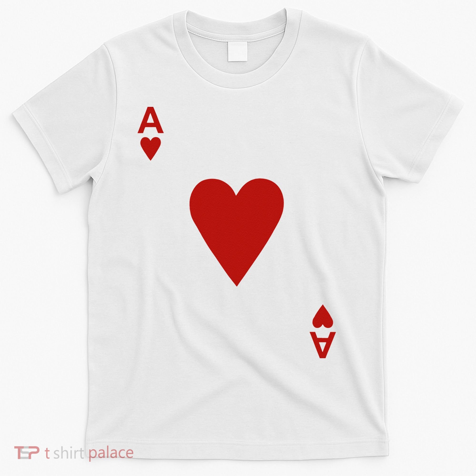Ace Of Hearts Blackjack Cards Poker 21 T-Shirt