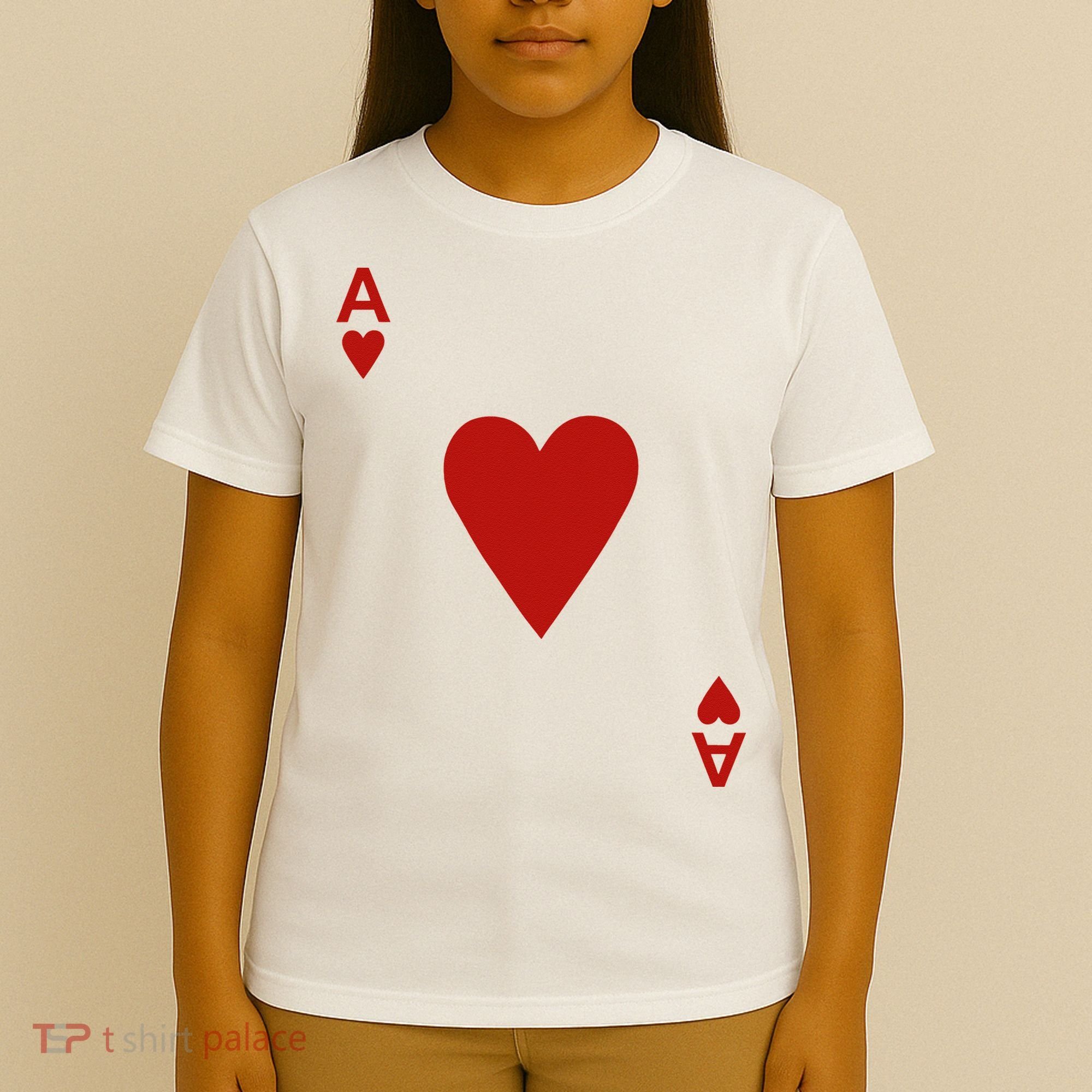 Ace Of Hearts Blackjack Cards Poker 21 T-Shirt