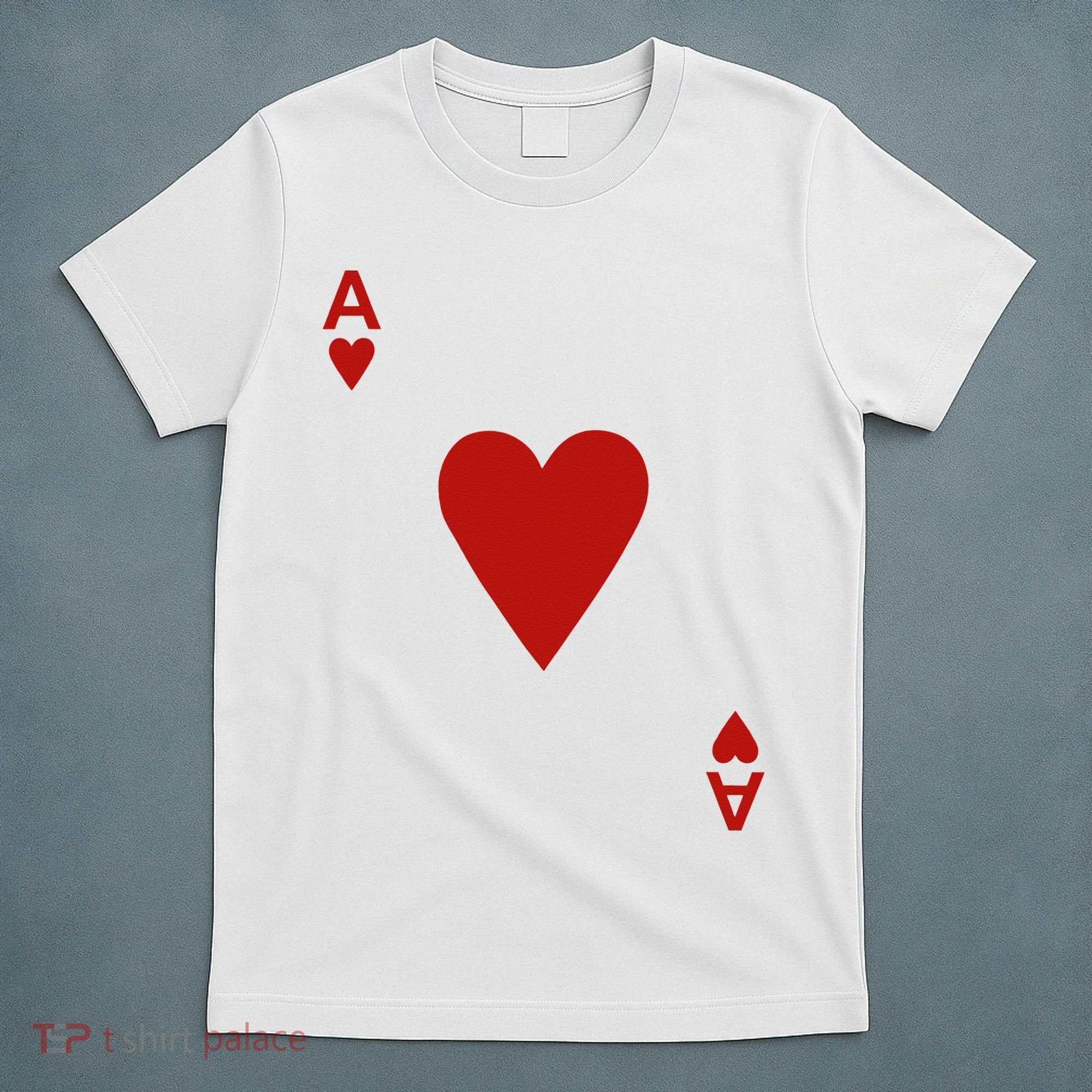 Ace Of Hearts Blackjack Cards Poker 21 T-Shirt