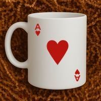 Ace Of Hearts Blackjack Cards Poker 21 Coffee Mug thumb 2