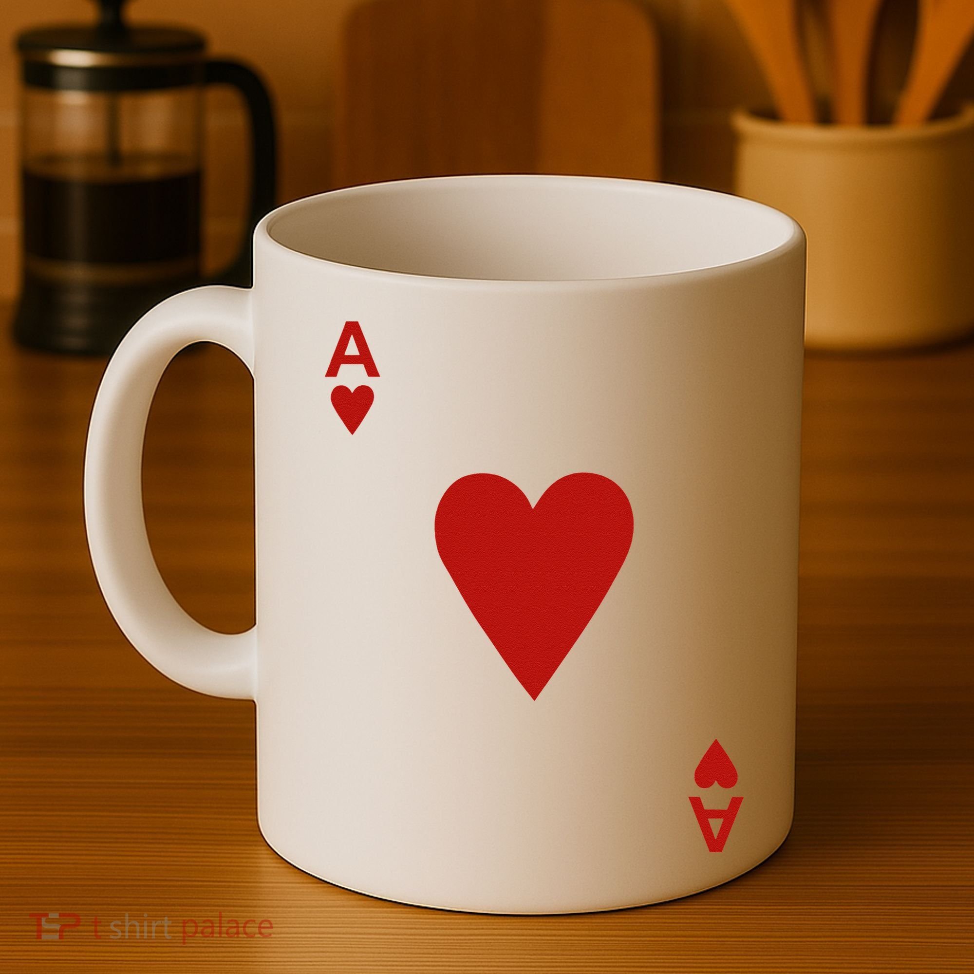 Ace Of Hearts Blackjack Cards Poker 21 Coffee Mug
