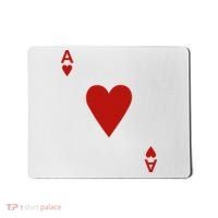 Ace Of Hearts Blackjack Cards Poker 21 Mousepad thumb 0