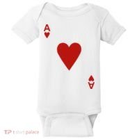 Ace Of Hearts Blackjack Cards Poker 21 Baby Bodysuit thumb 0