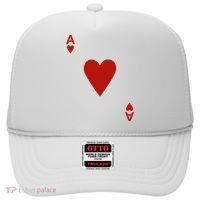 Ace Of Hearts Blackjack Cards Poker 21 Hat thumb 0