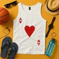 Ace Of Hearts Blackjack Cards Poker 21 Tank Top thumb 4