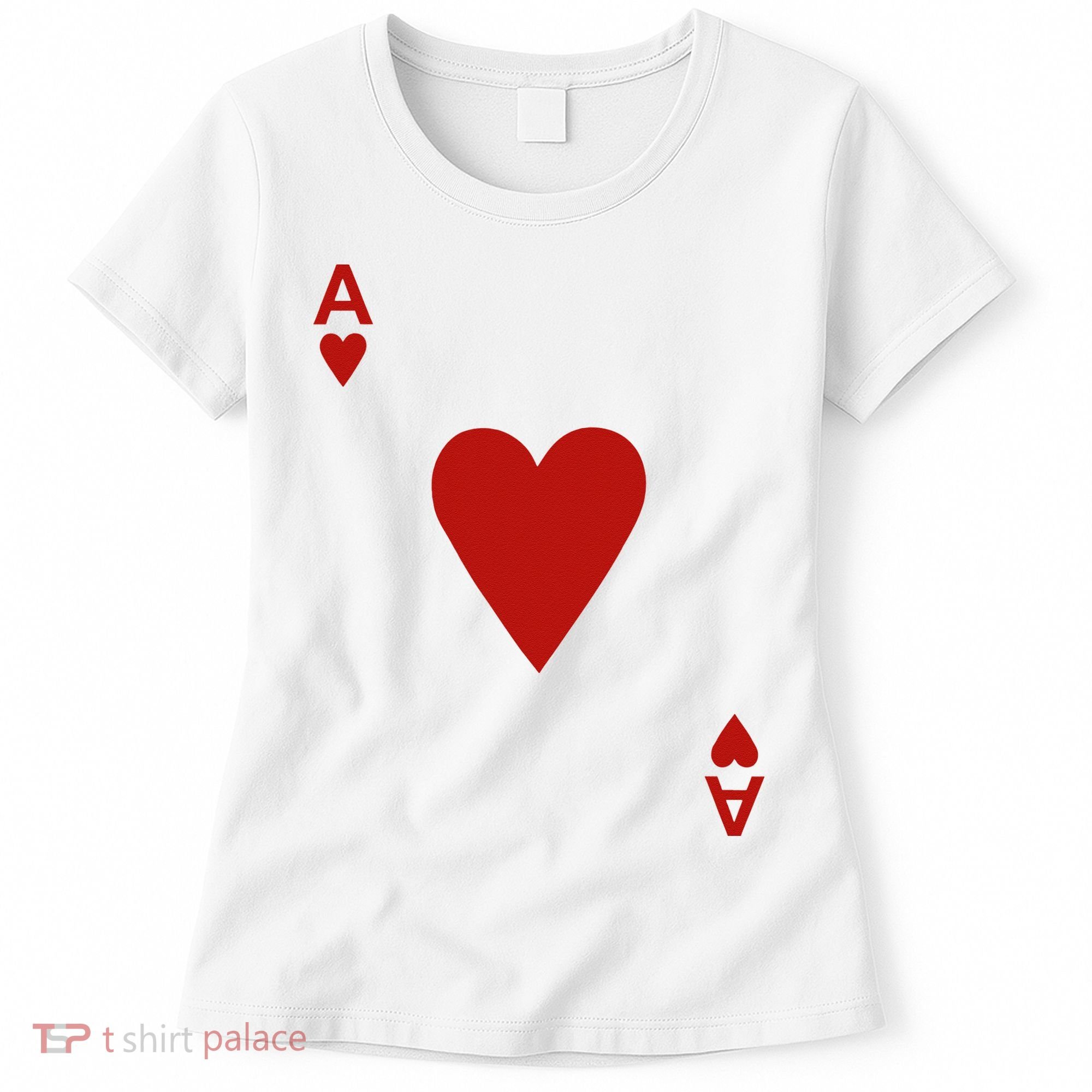 Ace Of Hearts Blackjack Cards Poker 21 Women's T-Shirt