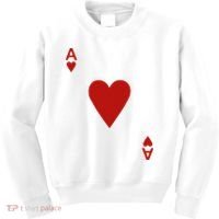 Ace Of Hearts Blackjack Cards Poker 21 Kids Sweatshirt thumb 0