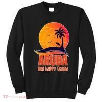 Aruba One Happy Island Beautiful Sunset Beach Sweatshirt thumb 0