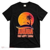 Aruba One Happy Island Beautiful Sunset Beach T-Shirt thumb 0