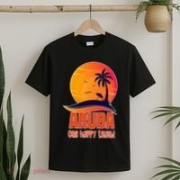 Aruba One Happy Island Beautiful Sunset Beach T-Shirt thumb 2