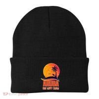 Aruba One Happy Island Beautiful Sunset Beach Beanie thumb 0