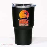 Aruba One Happy Island Beautiful Sunset Beach Tumbler thumb 0