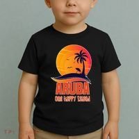 Aruba One Happy Island Beautiful Sunset Beach Toddler T-Shirt thumb 2