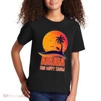 Aruba One Happy Island Beautiful Sunset Beach Kids T-Shirt thumb 2
