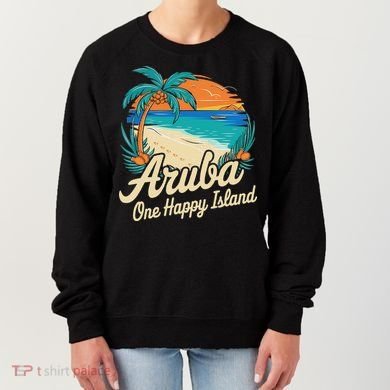 Aruba One Happy Island Souvenir Women's Sweatshirt