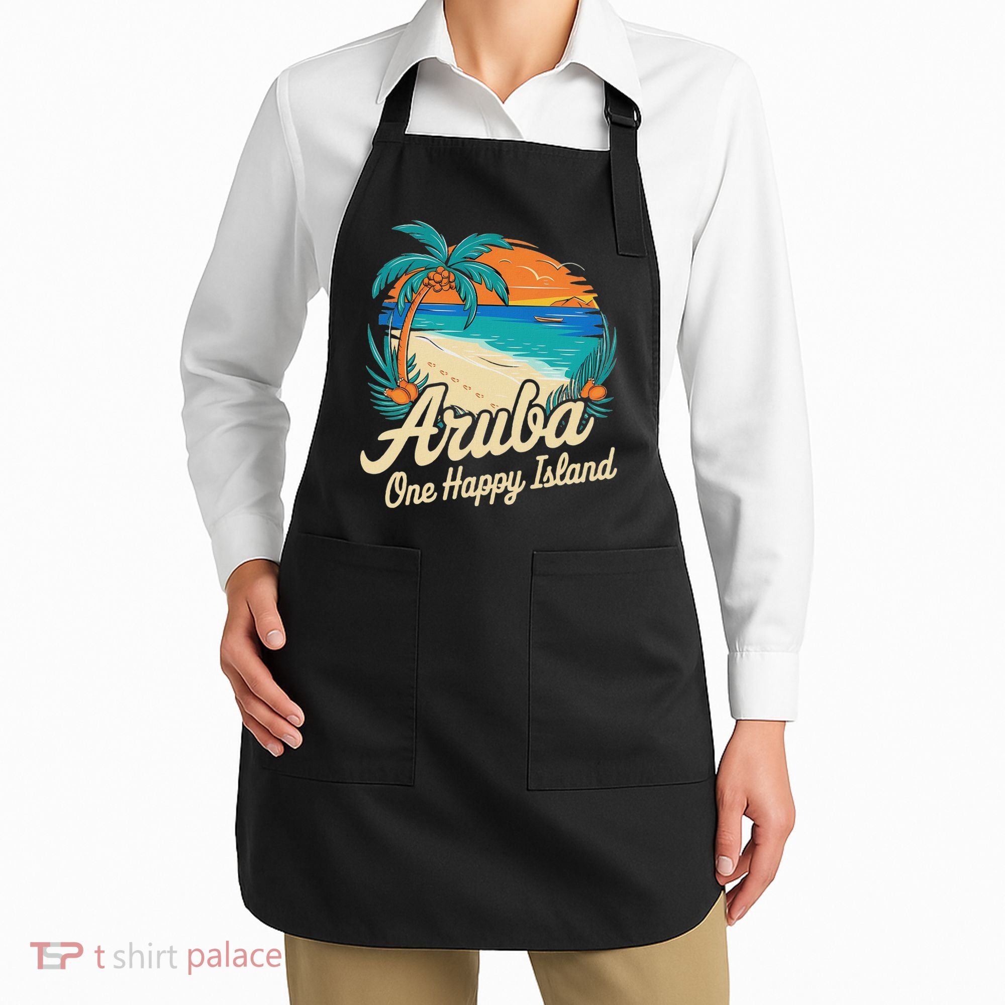 Aruba One Happy Island Souvenir Apron