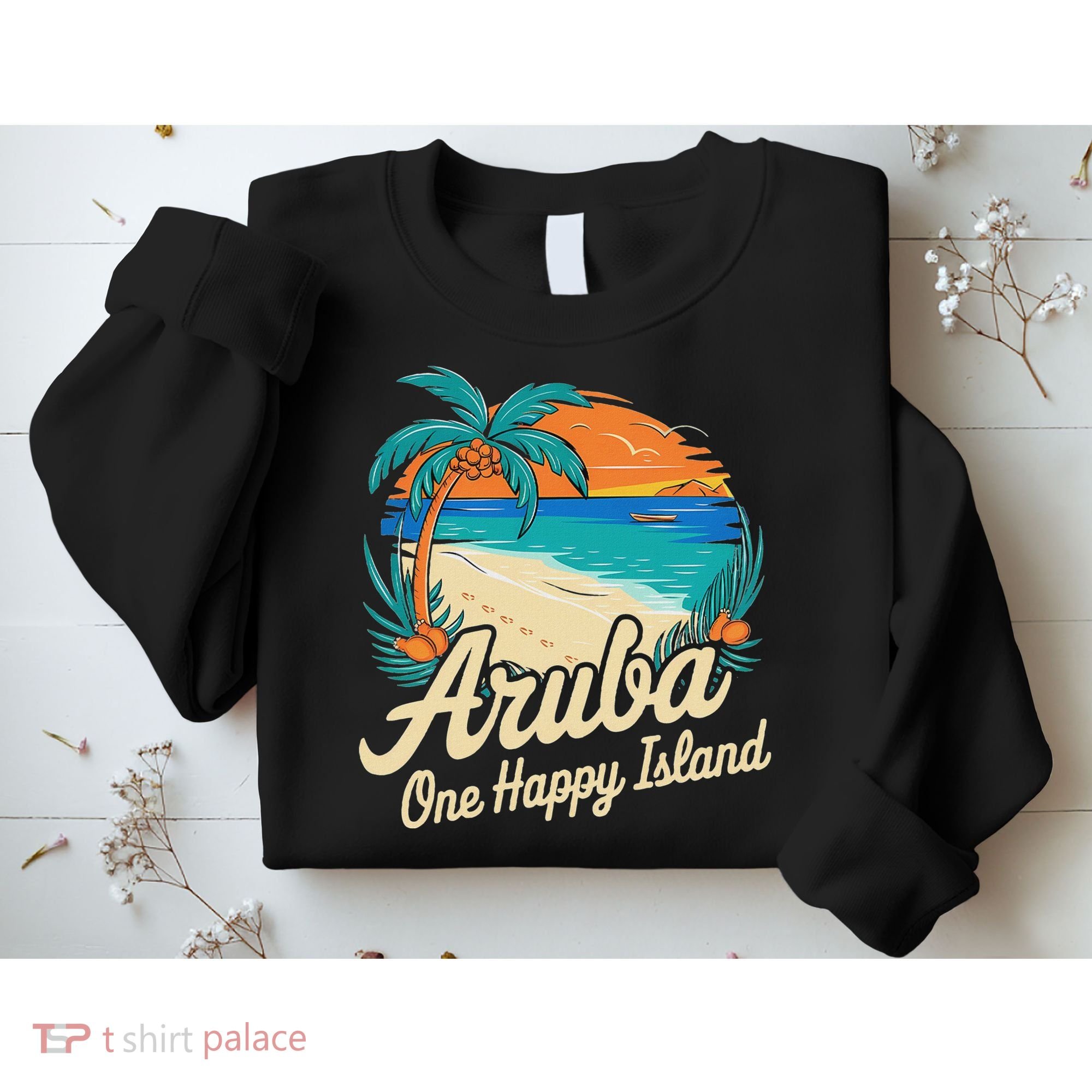 Aruba One Happy Island Souvenir Sweatshirt