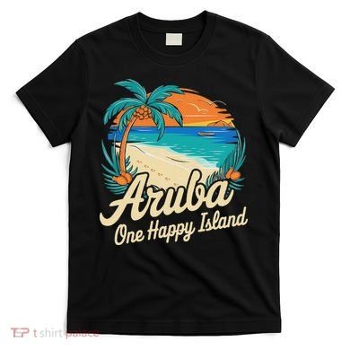 Aruba One Happy Island Souvenir T-Shirt