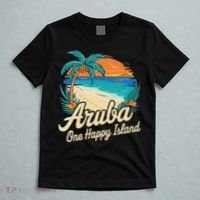 Aruba One Happy Island Souvenir T-Shirt thumb 5