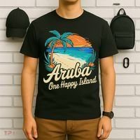 Aruba One Happy Island Souvenir T-Shirt thumb 6