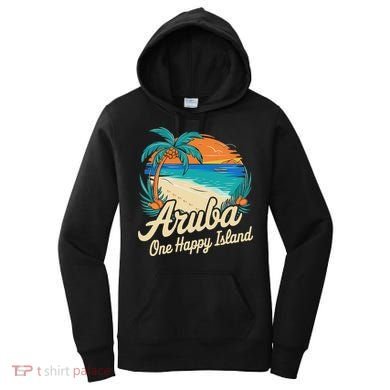 Aruba One Happy Island Souvenir Women's Hoodie