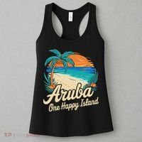 Aruba One Happy Island Souvenir Women's Tank Top thumb 3
